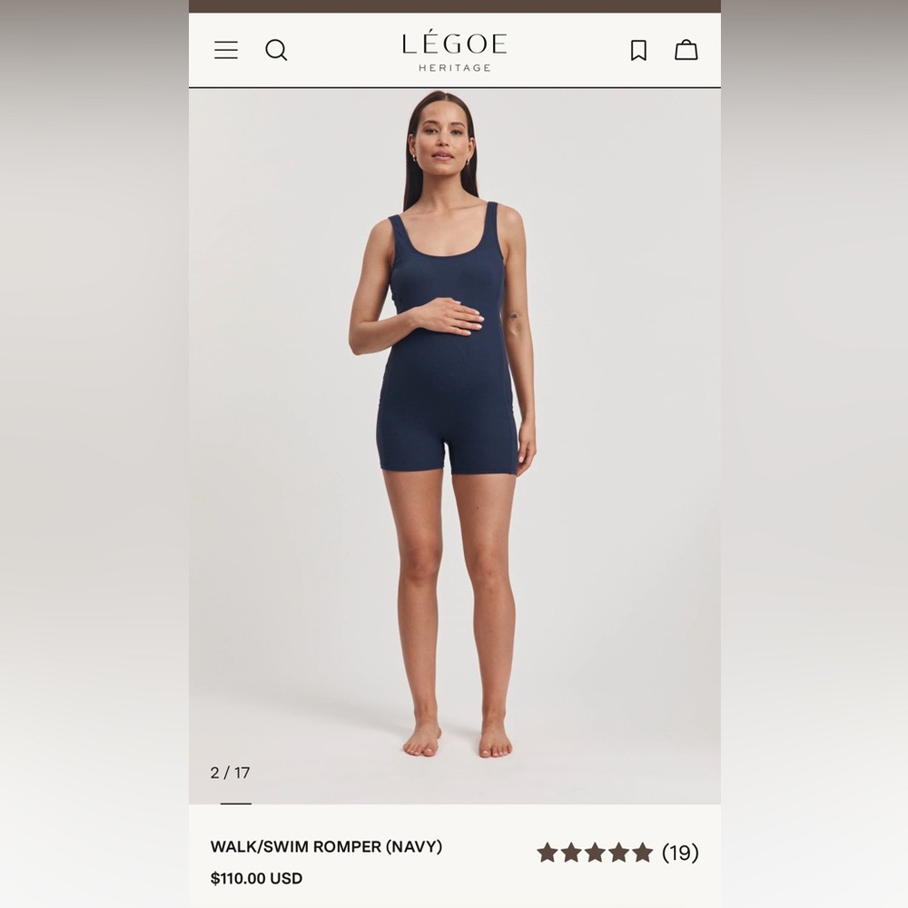 Lego Navy Walk/Swim Romper